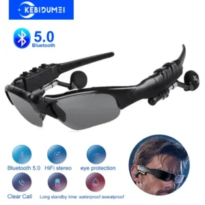 Wireless Glasses Earphones Bluetooth 5.0 Headphones Waterproof Noise Reduction Earbuds Outdoor Headsets with Mic for Xiaomi