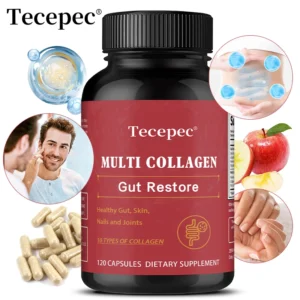 Multi Collagen Supplement - Maintains Healthy Intestinal And Digestive Function,30/60/120 Vege Capsules