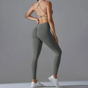 Seamless Fitness Suit 2PCS Sports Set Women Tracksuit Yoga Gym Sportswear Legging Sport Underwear Workout Clothes Woman Clothing