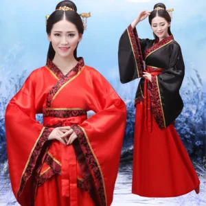 Vintage Ethnic Style Women Top Skirt 2 Piece Set Princess Dance Costume Hanfu Ladies Suit Cosplay Outfit Woman New Year Clothing