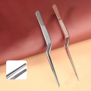 Eyelash Remover Cleaner Tweezer Ear Nose Earpick Wax Removal Forceps Angled Clamp Nasal Tool Curved Earwax Tweezers Clip