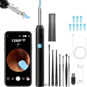 HD Ear Cleaner with Camera Otoscope Ear Wax Removal Tool Set Earpick Endoscope Ear Cleaning Set for Personal Health Care