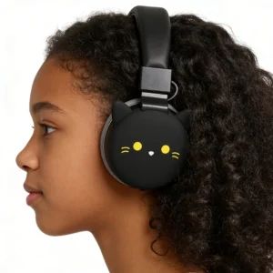 Good choice headphones cable type c Wireless Consumer Electronics Cat On-Ear Headphone for gift headphones bluetooth wireless