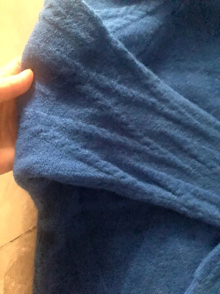 Fall Winter Knitted 2 Piece Sets Half Turtleneck Soft Sweater Outfit Casual Wide Leg Pant Suits Korean Solid Warm Tracksuit New - Image 6